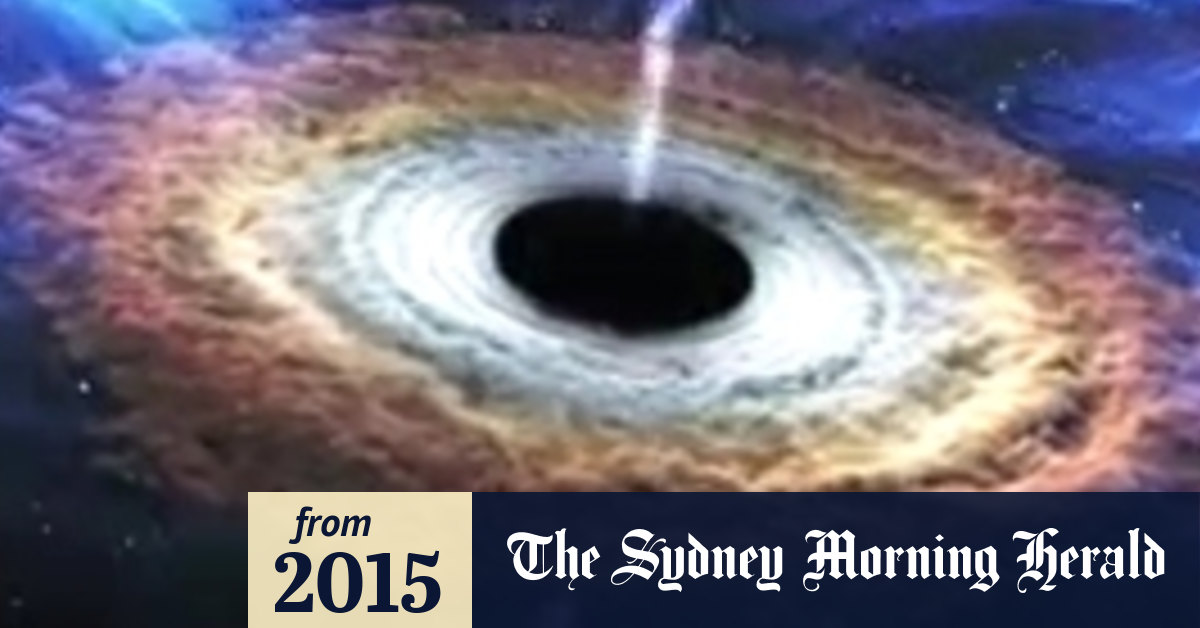 This is what it looks like when a black hole tears a star apart